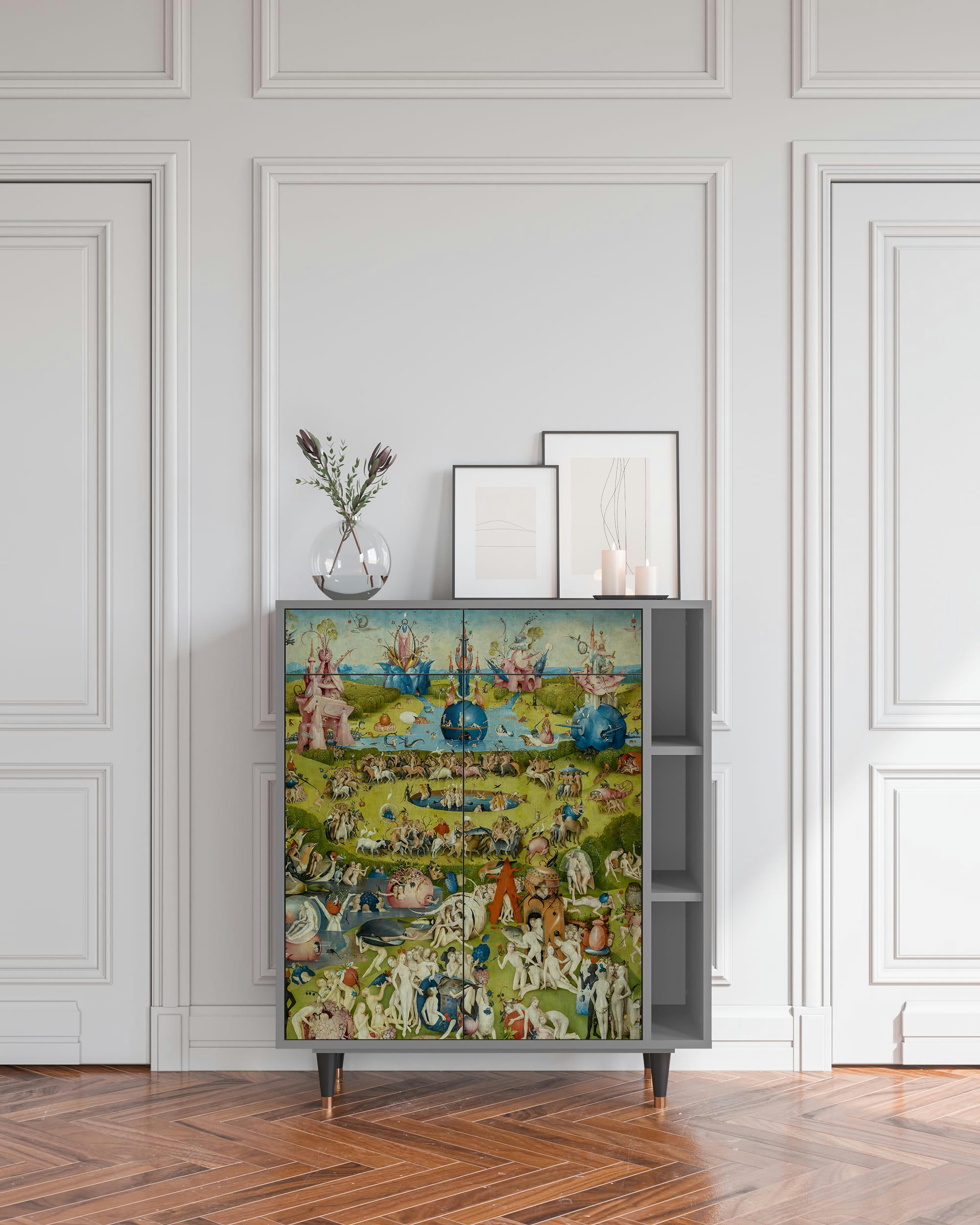 THE GARDEN BY HIERONYMUS BOSCH - Buffet  multicolore 2 tiroirs et 2 portes L 94 cm