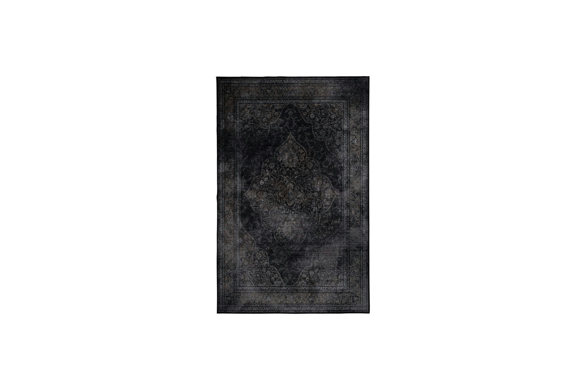 RUGGED - Tapis 170x240cm en tissu foncé