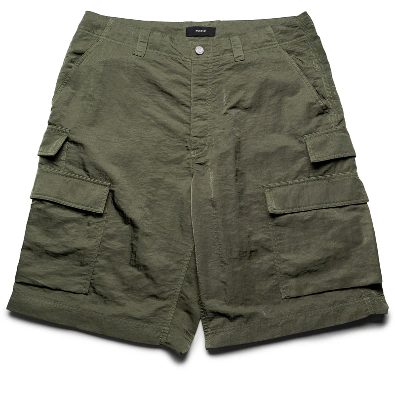 Purple Brand Cargo Shorts - Green