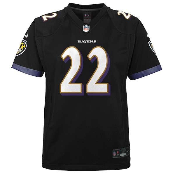 Derrick Henry Baltimore Ravens Nike Youth Team Game Jersey - Black