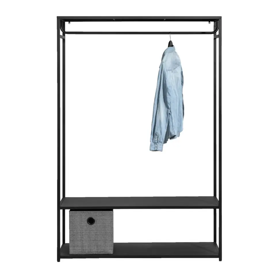 Halmeubel Isabelle - zwart - 175x118x40 cm