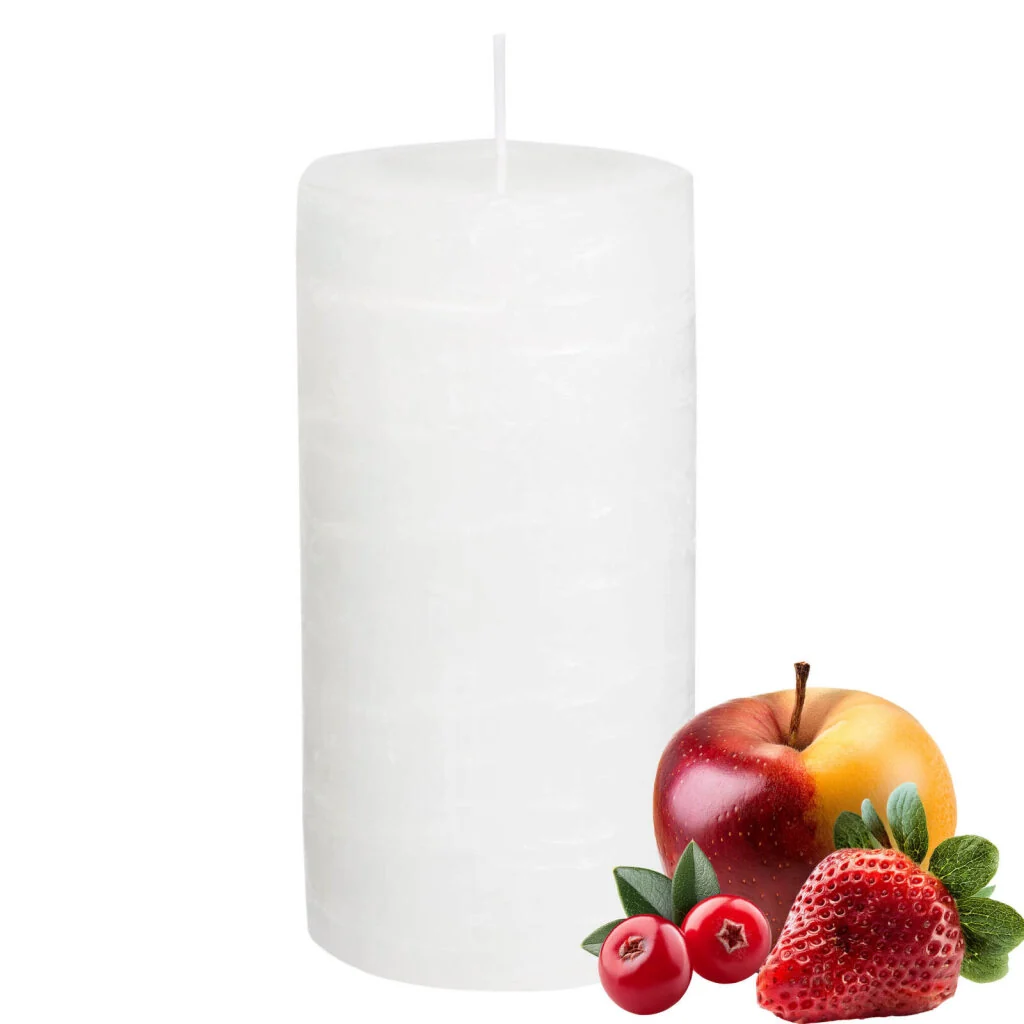 GloLite by PartyLite® Iced Snowberries™ Pillar Candle