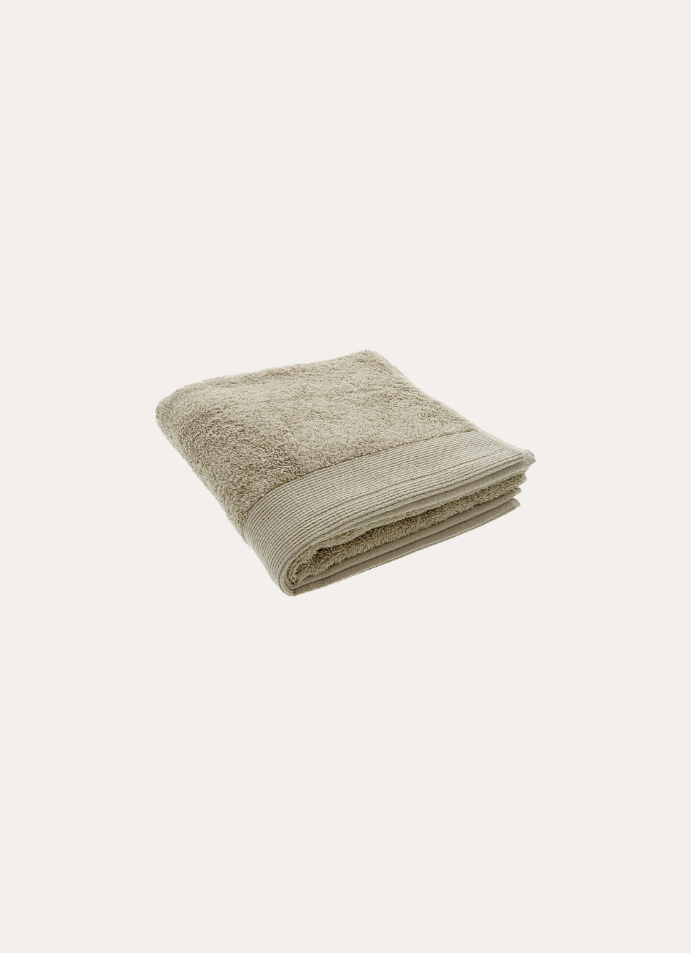 SERVIETTE DE TOILETTE UNIE EN COTON 500GR TAUPE