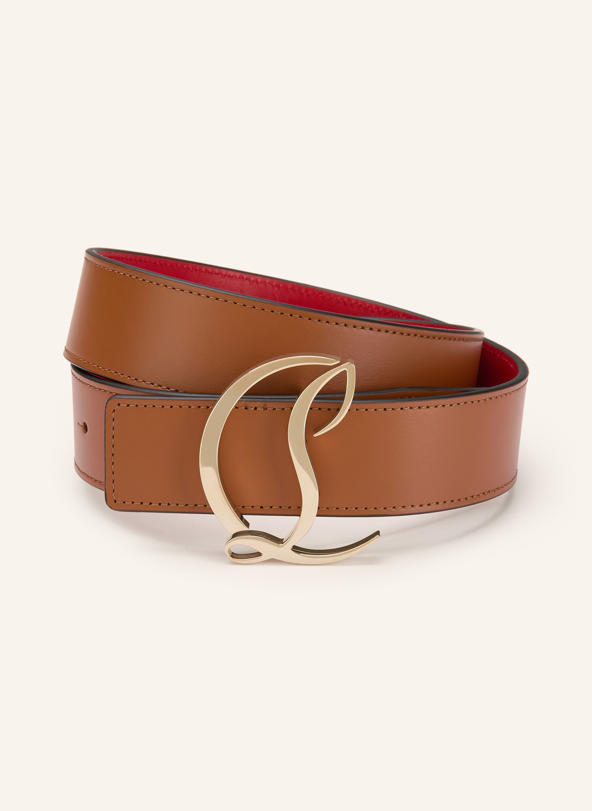 Christian Louboutin Ledergürtel CL LOGO