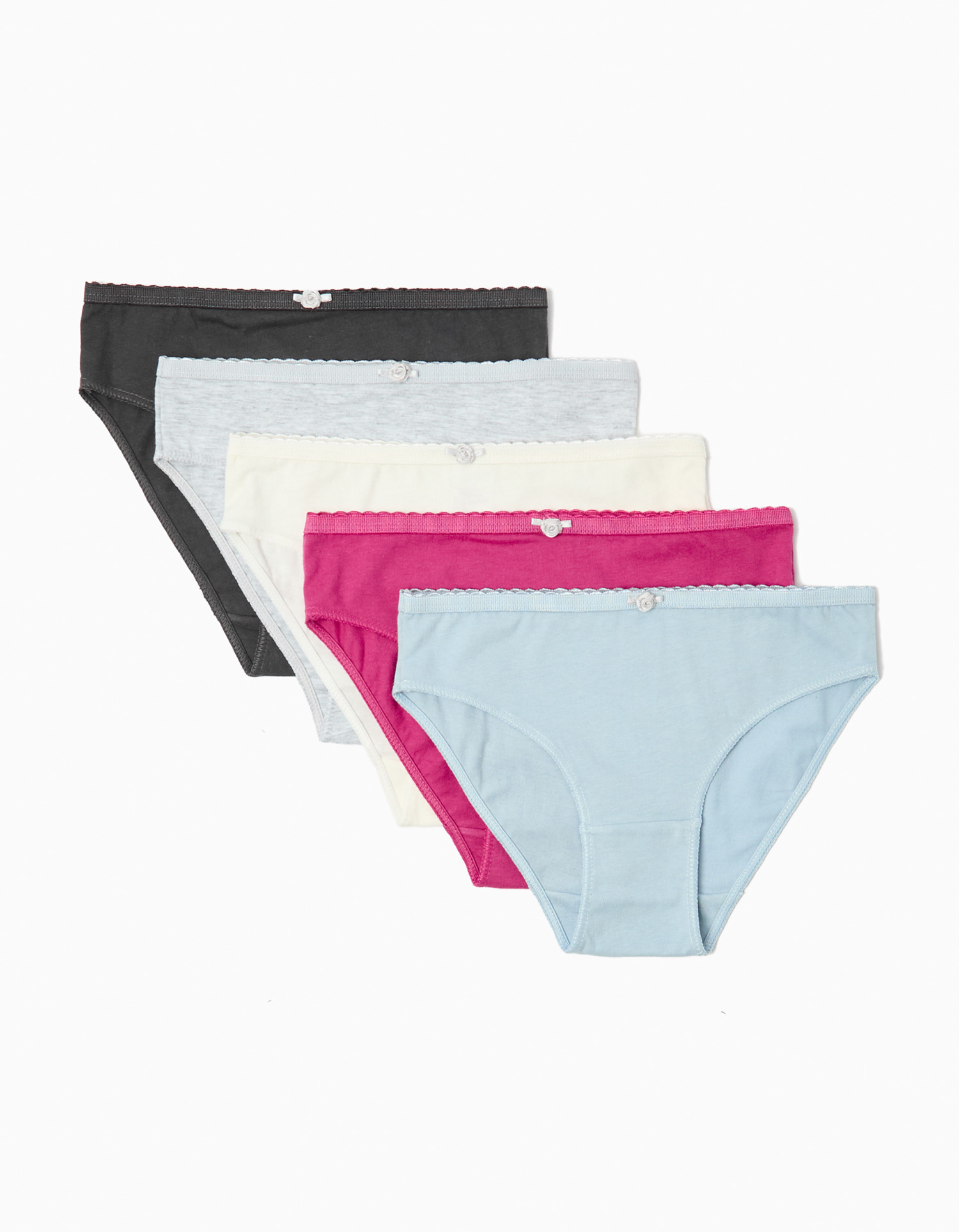 Pack 5 Cuecas, Menina, Multicor
