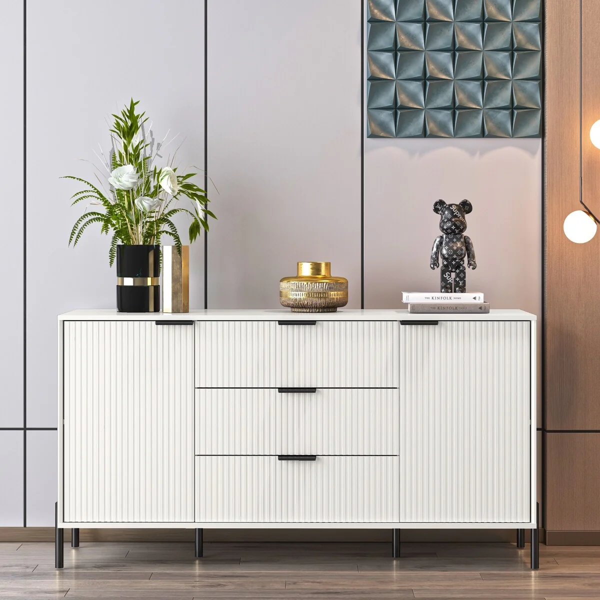 58 Premium Storage Cabinet Dresser - Versatile and Stylish