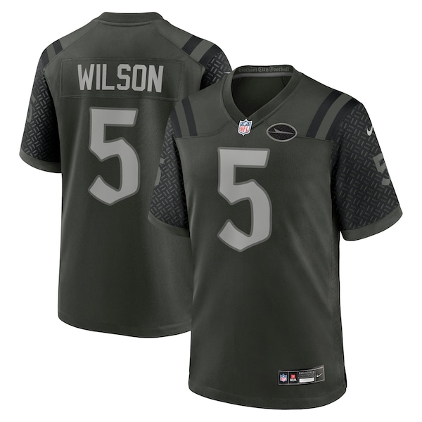 Garrett Wilson New York Jets Nike 2025 Rivalries Collection Game Jersey - Gotham Green