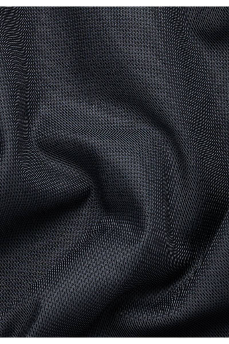 ETERNA Slim Fit Hemd anthrazit, Strukturiert