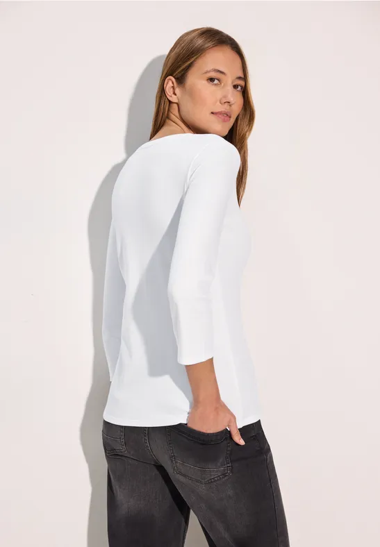 Basic Shirt mit Rundhals