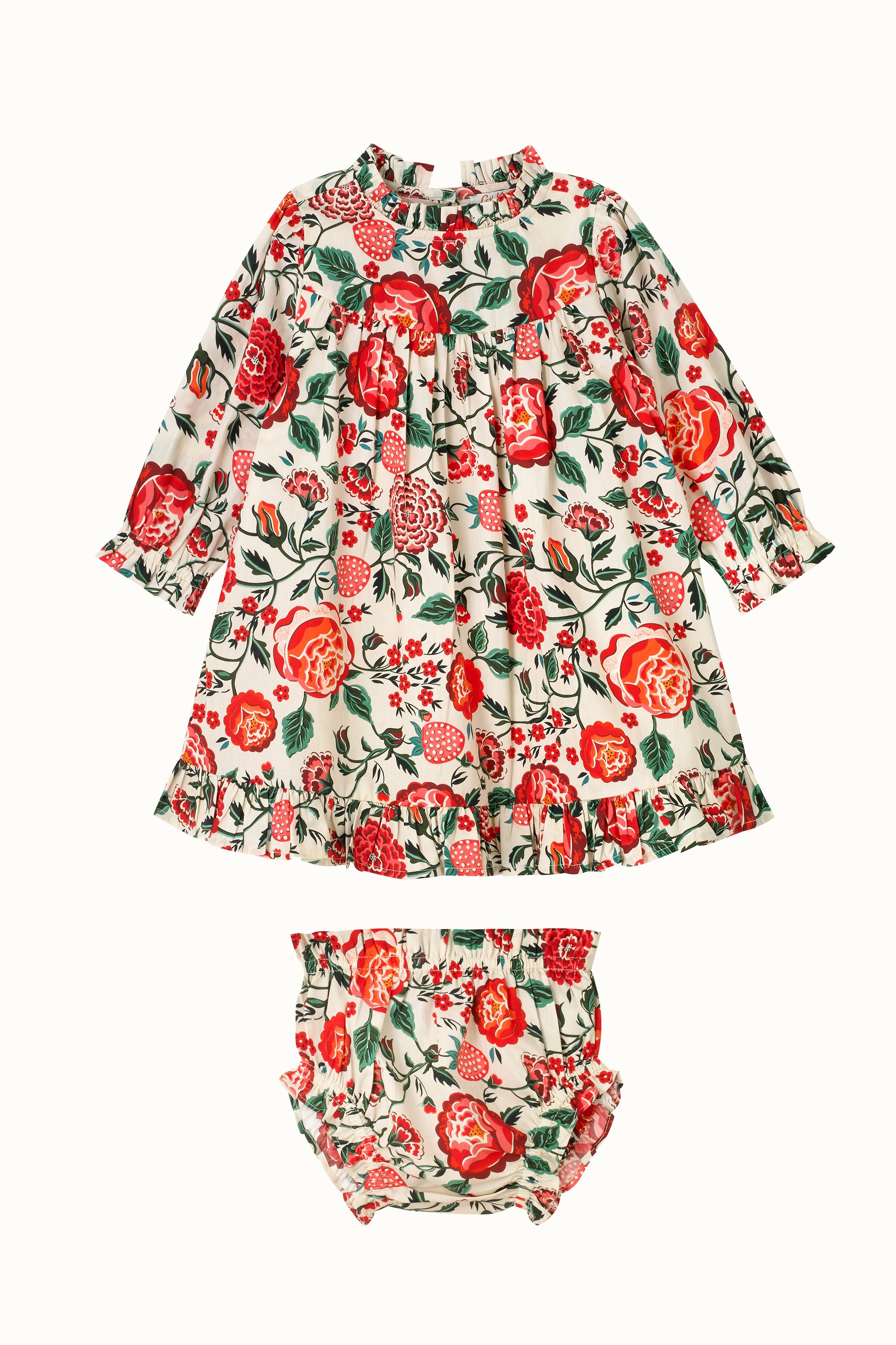 Strawberry Garden Baby Emily Dress (0-24 Months)