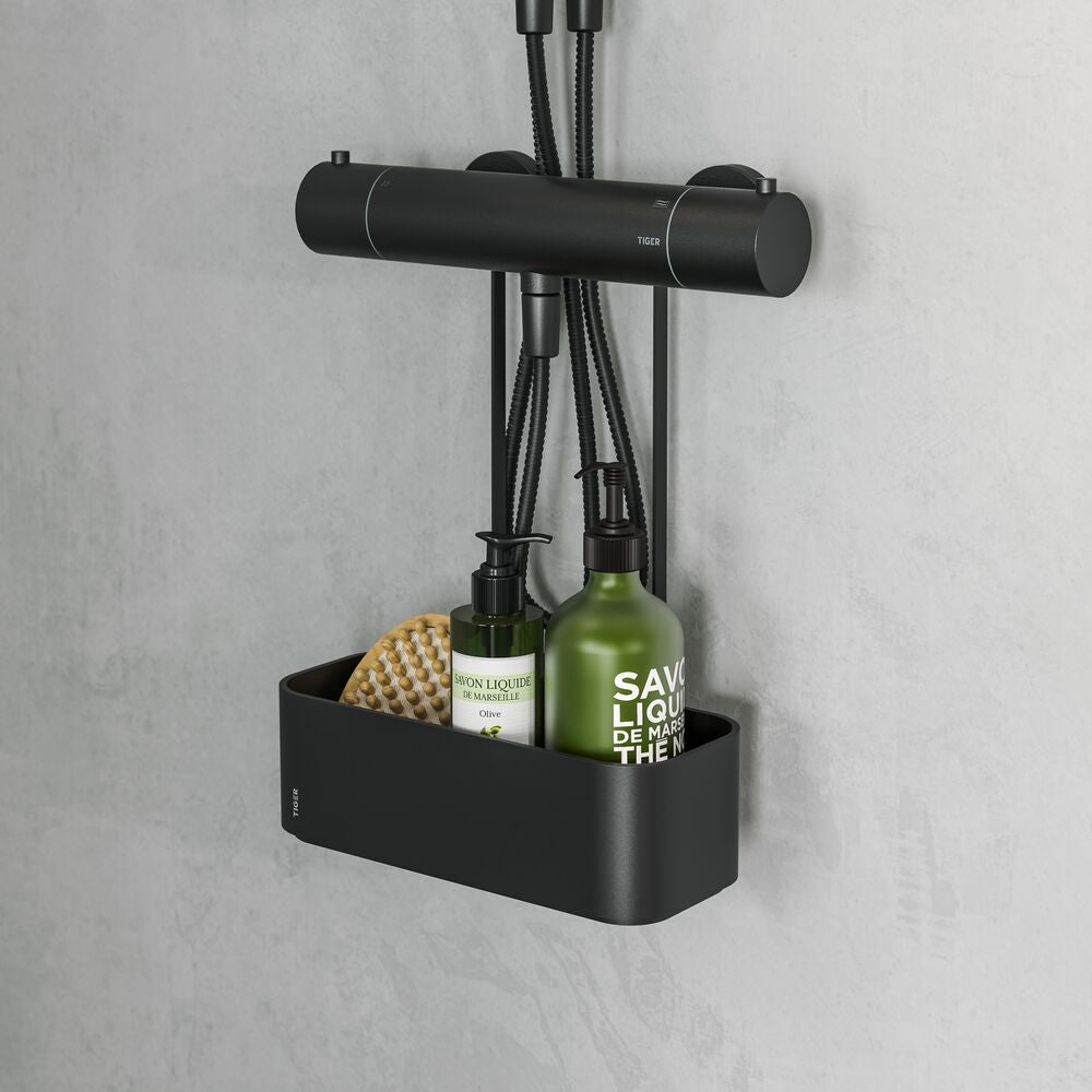 Tiger 2-Store Doucherek - Enkel - Zwart