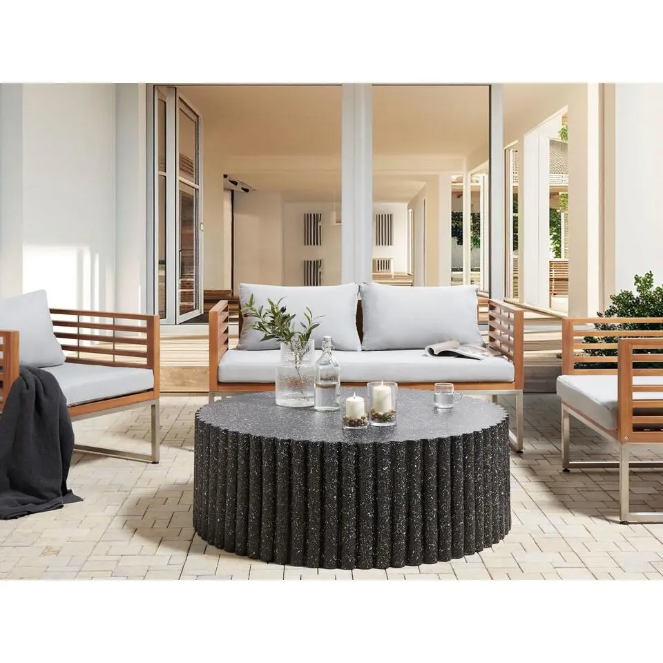 POZZA - Salontafel - Zwart - Lichtbeton