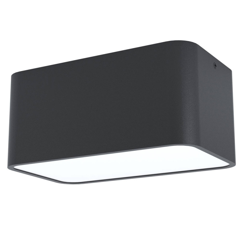 Plafonnier Grimasola noir E27 2 x 25 W EGLO