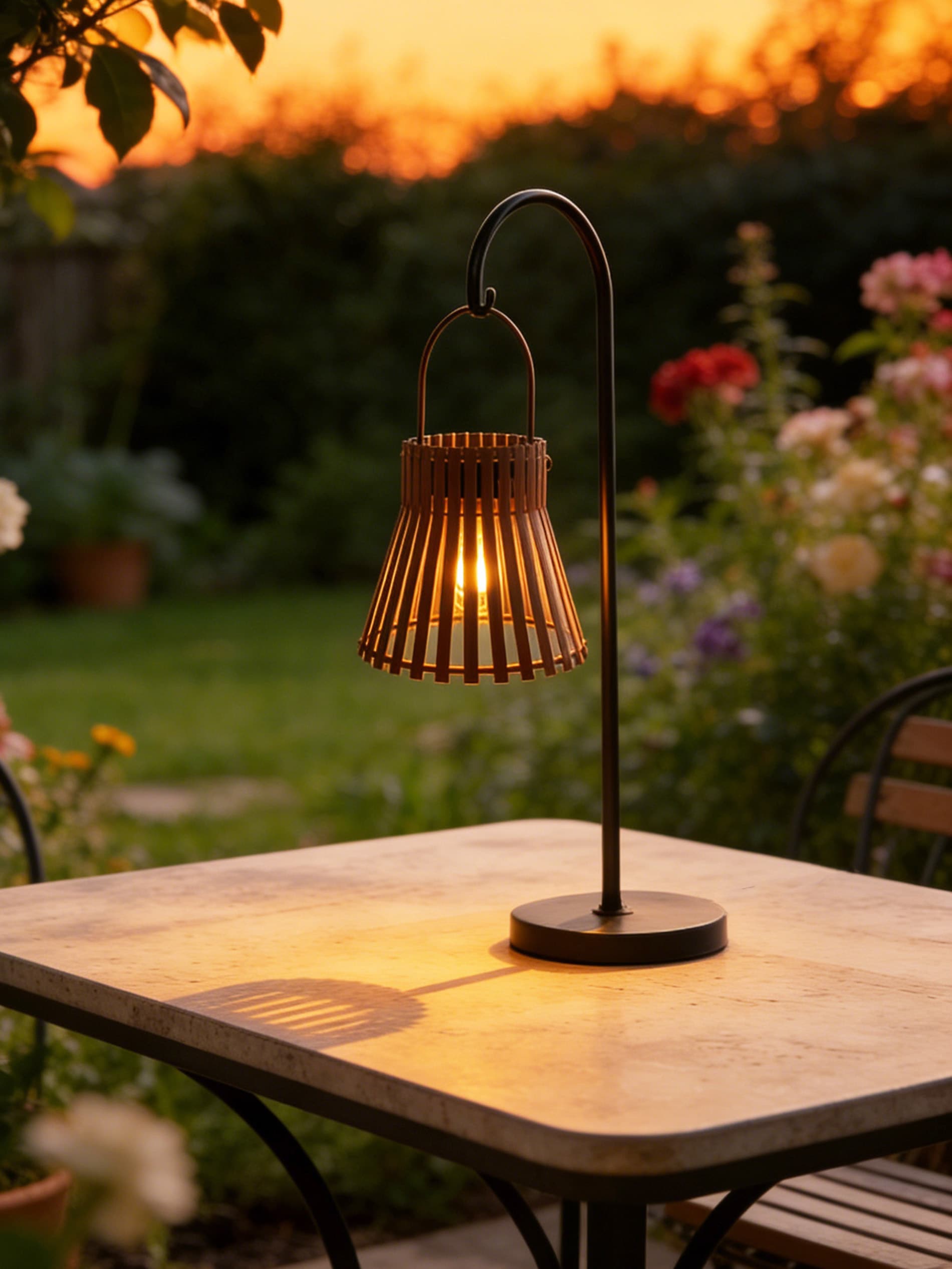 Zawieszany lampion solarny LED