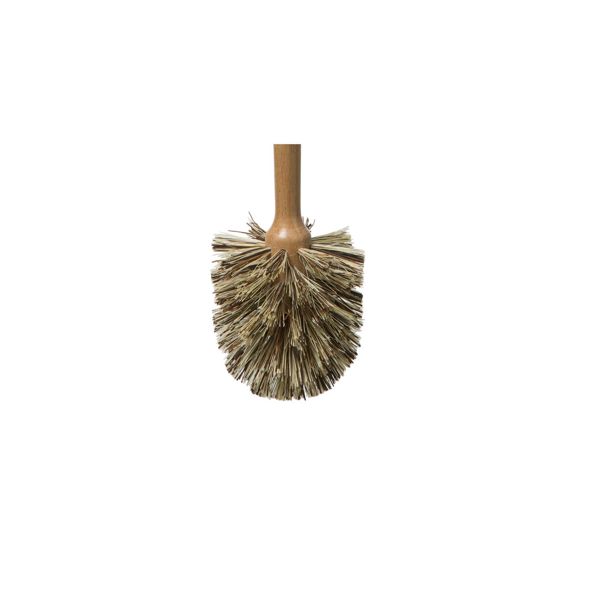 - Brosse WC de rechange en bois - 8x8x36.5cm