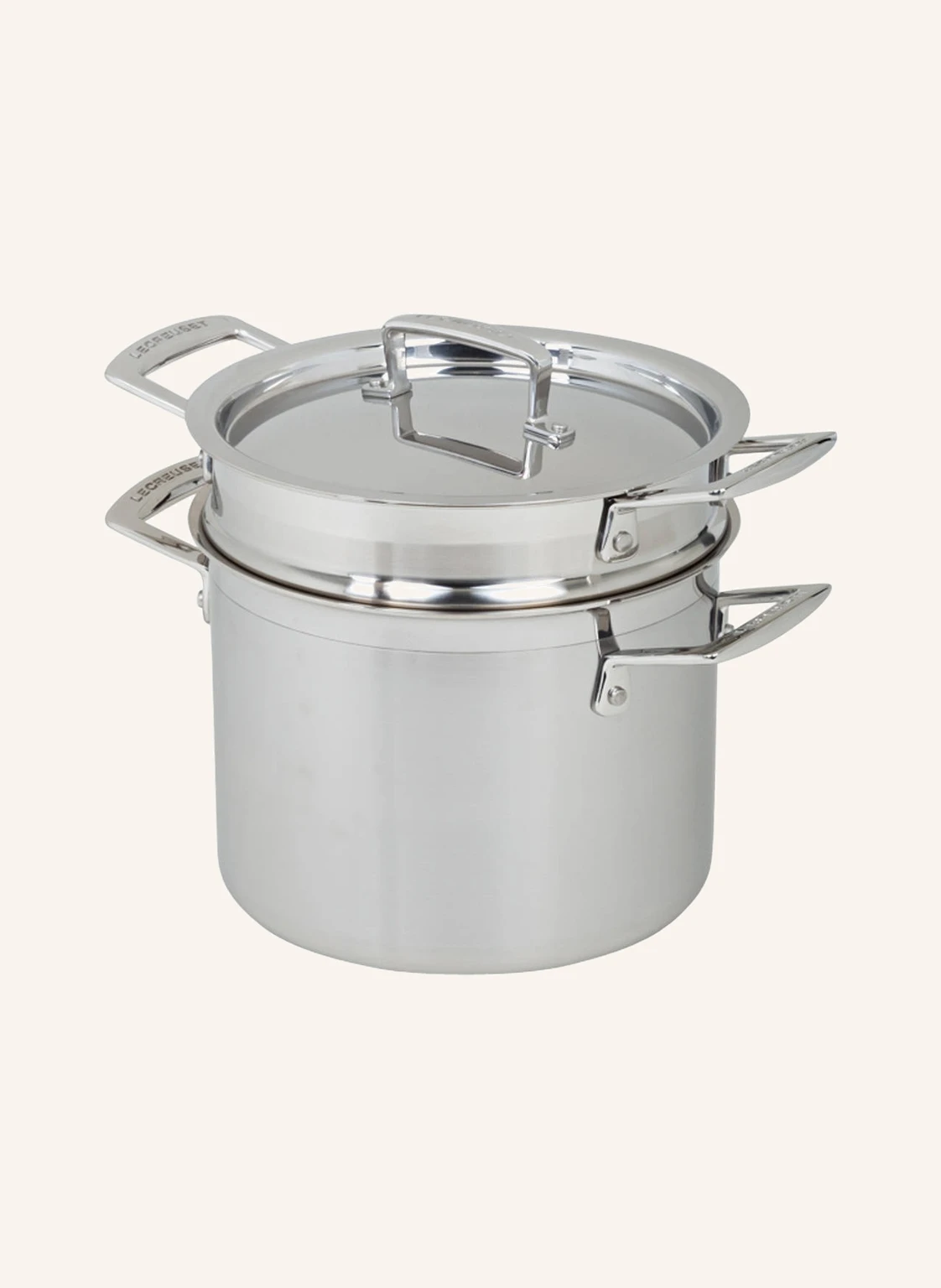 LE CREUSET Pastatopf 3-ply mit Einsatz