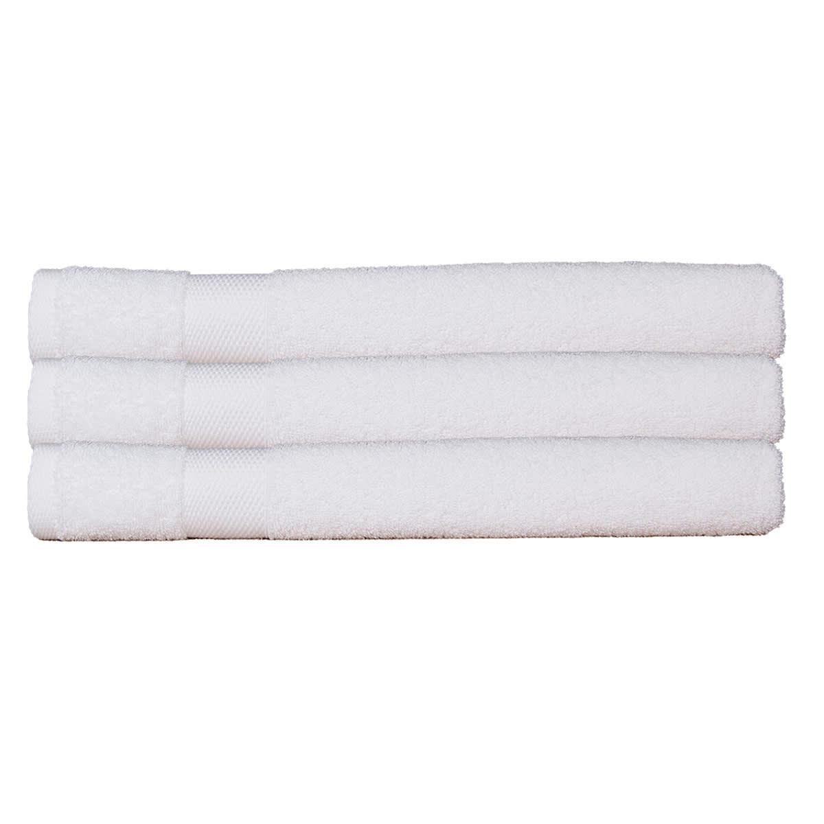 UNIS - Lot de 3 draps de bain 70x130 cm 500 gr/m2 beige
