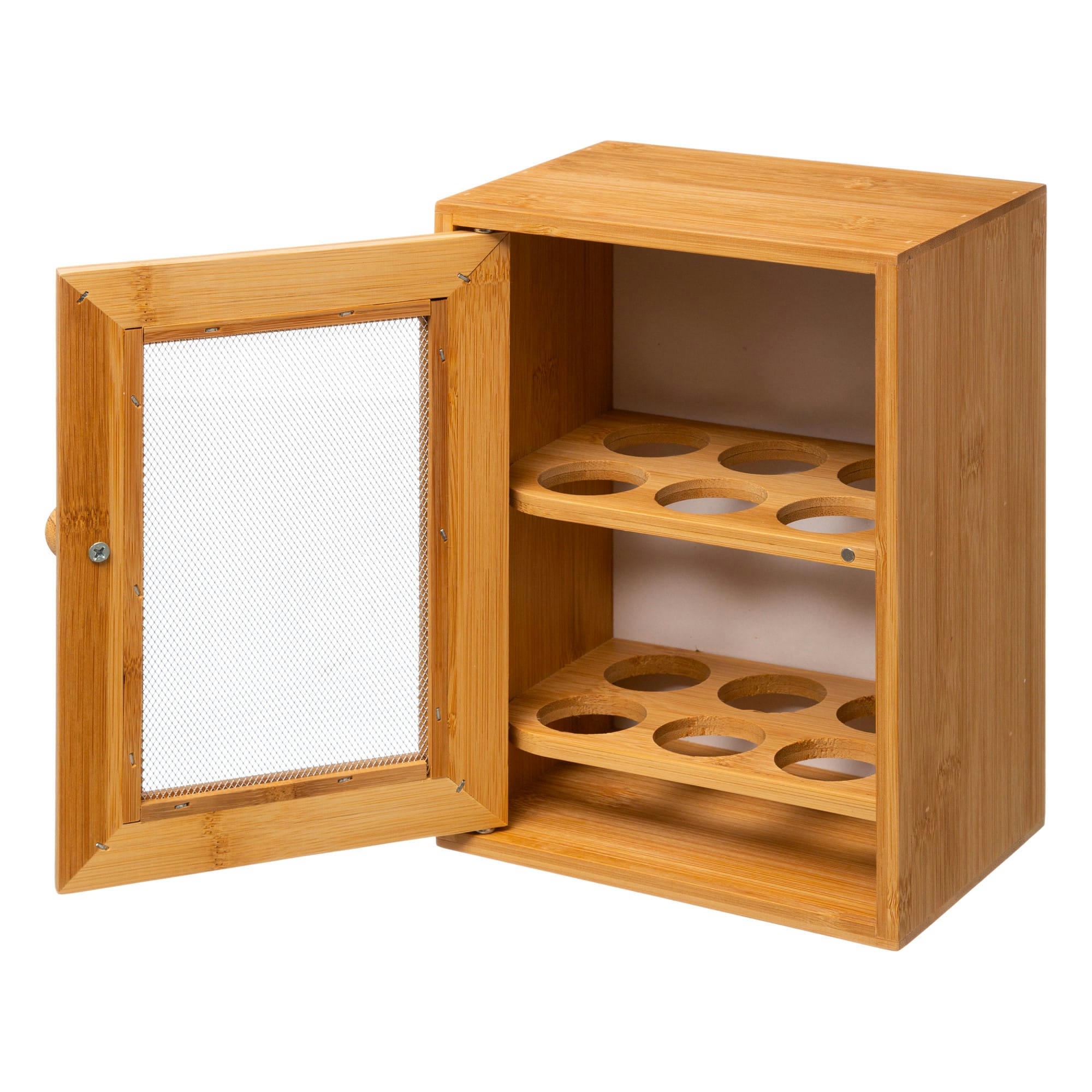 - Organiseur pour 12 oeufs en bambou