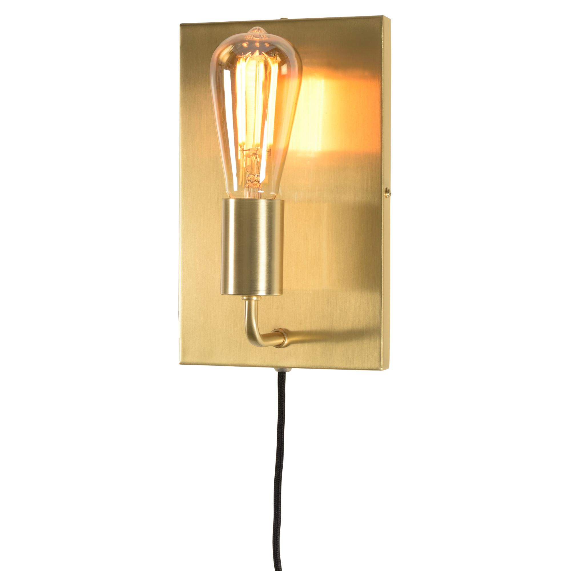 it's about RoMi wandlamp Madrid - goud - 15x10x25cm