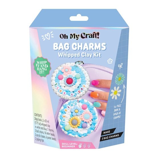 Oh My Craft! Bag Charm Whipped Clay Kit