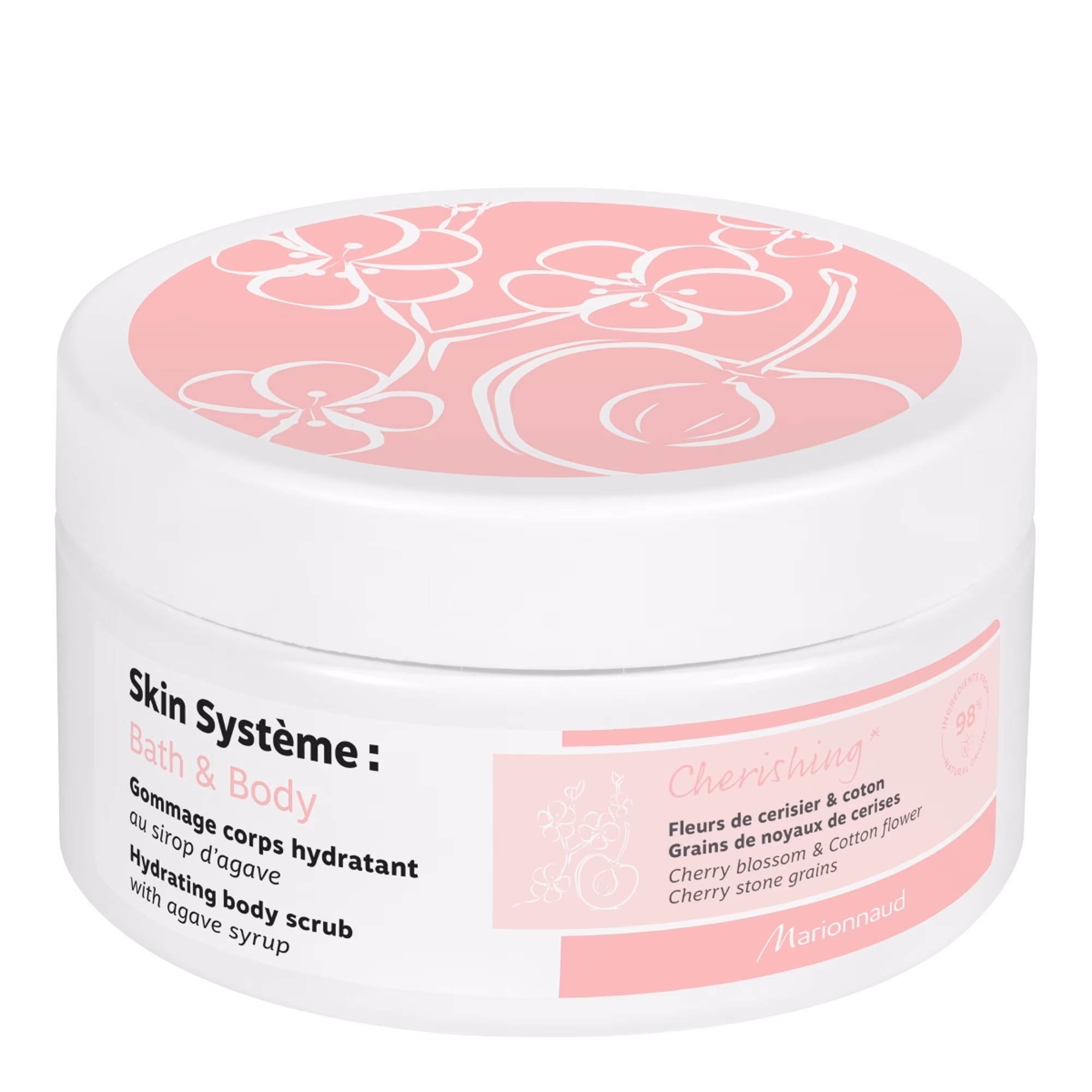 SKIN SYSTÈME : BATH & BODYGommage corps hydratant fleurs de cerisier & coton