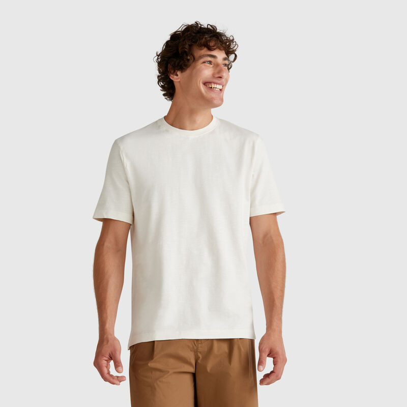 Cream white lightweight t-shirt