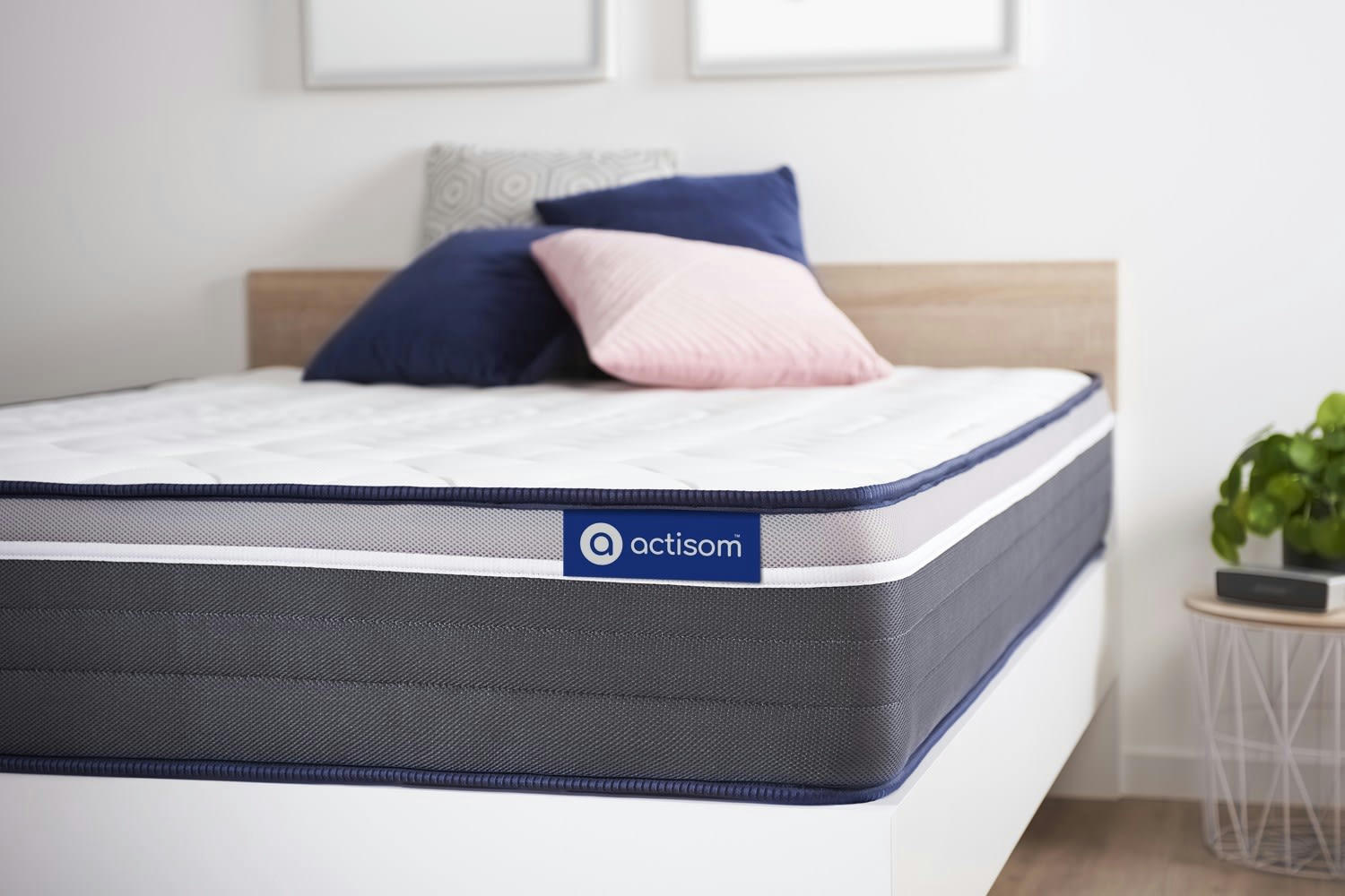 ACTILATEX PLUS - Matelas 80x200 cm Latex et mémoire de forme