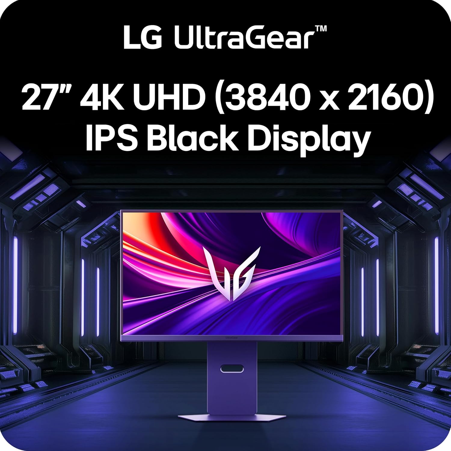 LG 27G850A-B 27-inch Ultragear 4K UHD (3840 x 2160) IPS Gaming Monitor  Dual-Mode 240Hz  1ms  NVIDIA G-Sync Compatible  AMD FreeSync Premium Pro  VESA DisplayHDR 600  HDMI  DisplayPort 2.1  Black