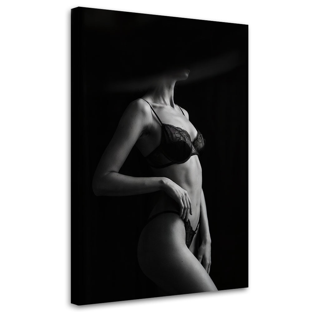 Feeby Obraz nowoczesny do salonu sypialni, Kobieta w bieliżnie 40x60