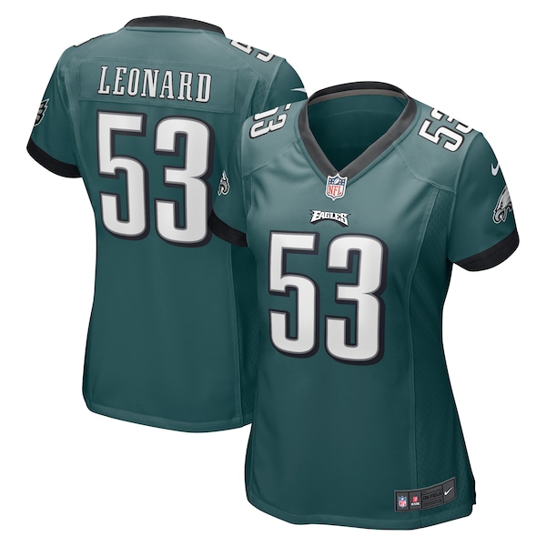 Shaquille Leonard Philadelphia Eagles Nike Women's  Game Jersey - Midnight Green