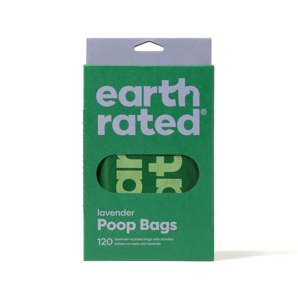 Earth Rated 120 Poo Bags with Handle