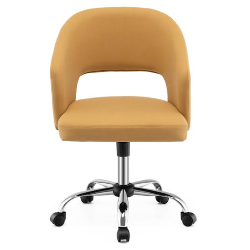 NNECW Modern Swivel Mid Back Home Office leisure Chair with Adjustable Height