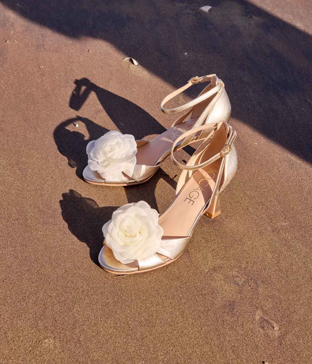 Clip de chaussures Joséphine écru