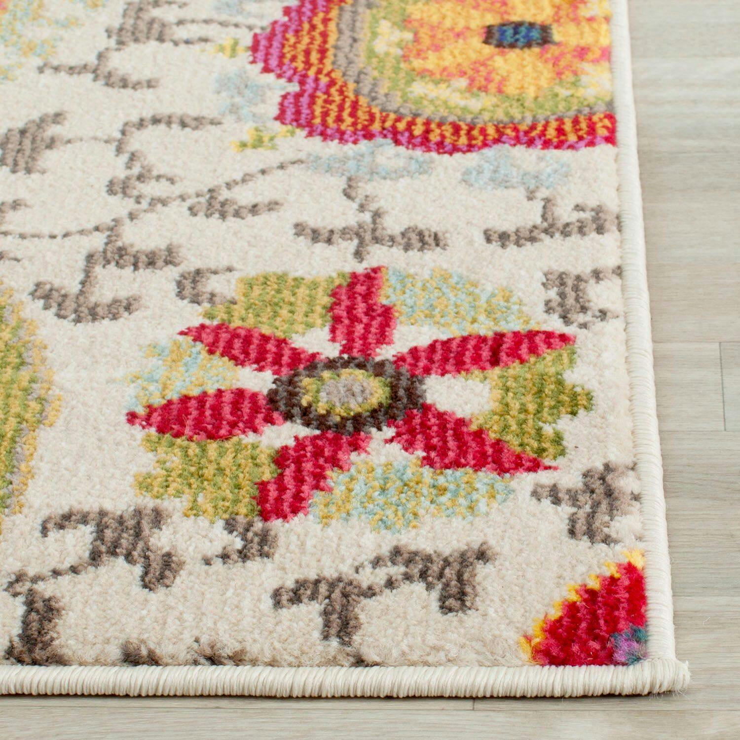 Safavieh Monaco 233 Rug, Ivory/Multi