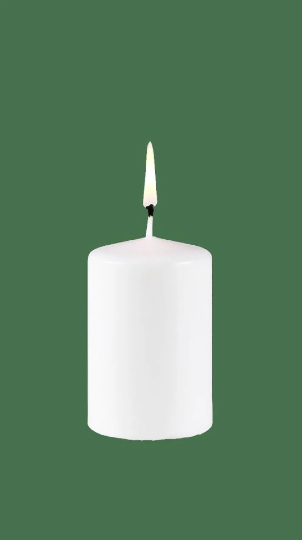Bougies^CASA PURE Bougie Cylindrique Blanc