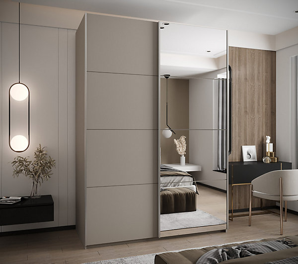 Armoire Lux 3 à portes battantes H. 245,5 x L. 180 x P. 64, 2 portes