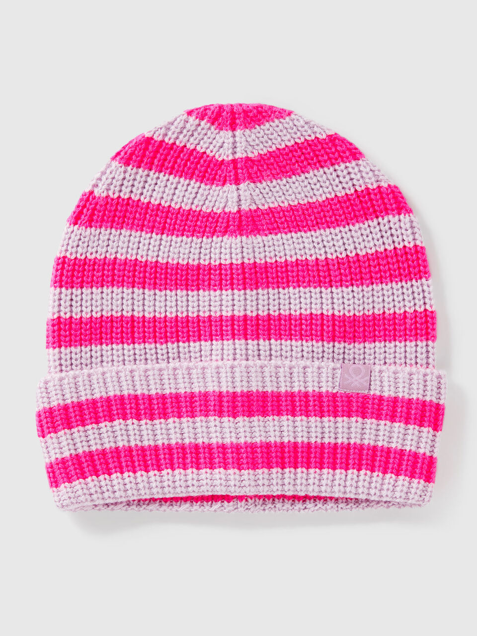 Striped knit hat