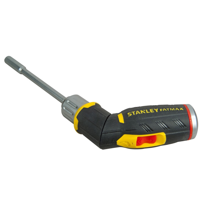 Tournevis à cliquet pistolet avec 12 embouts STANLEY FATMAX