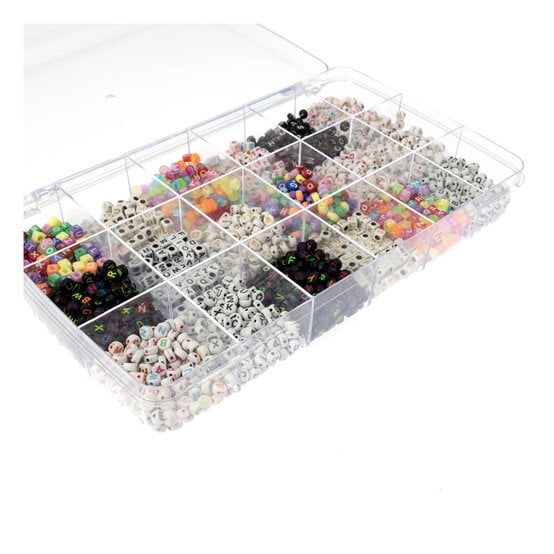 Assorted Alphabet Bead Set 400g