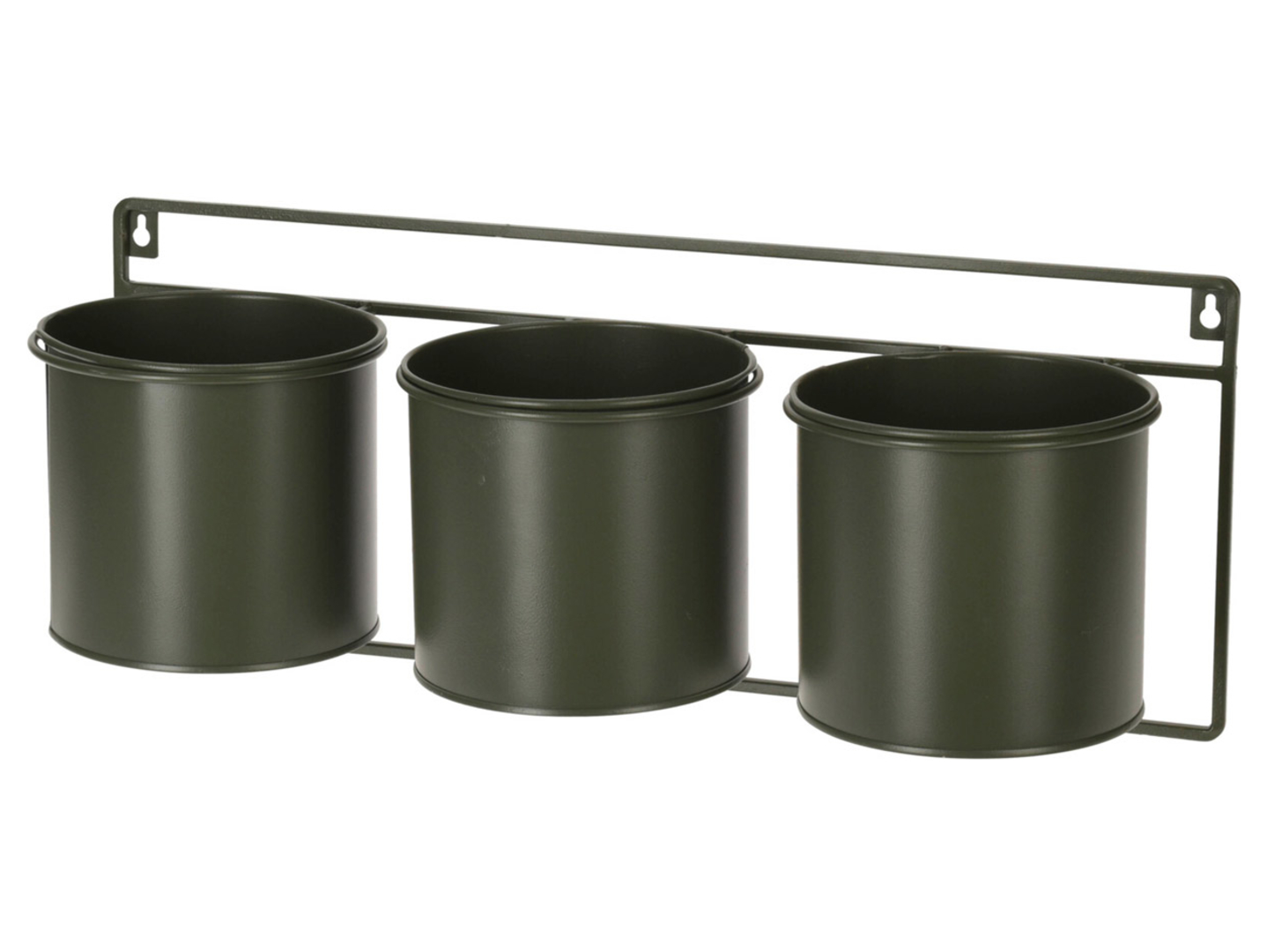 Osłonka potrójna metalowa 18,5 cm zielona