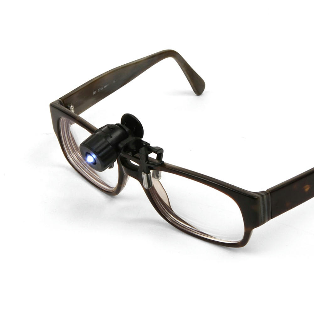 - Lampe projecteur clipsable led plastique noir