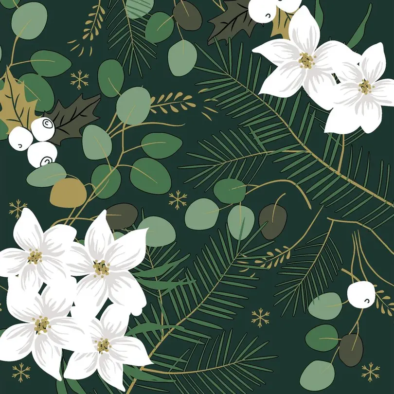 Serviette 20er-Set Wintergarden