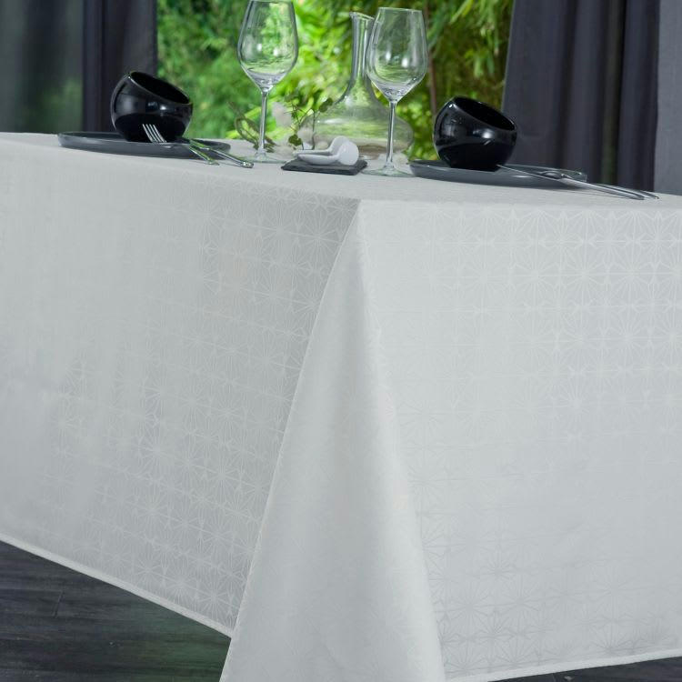 VENEZIA - Nappe en Coton Sable 160x160 cm