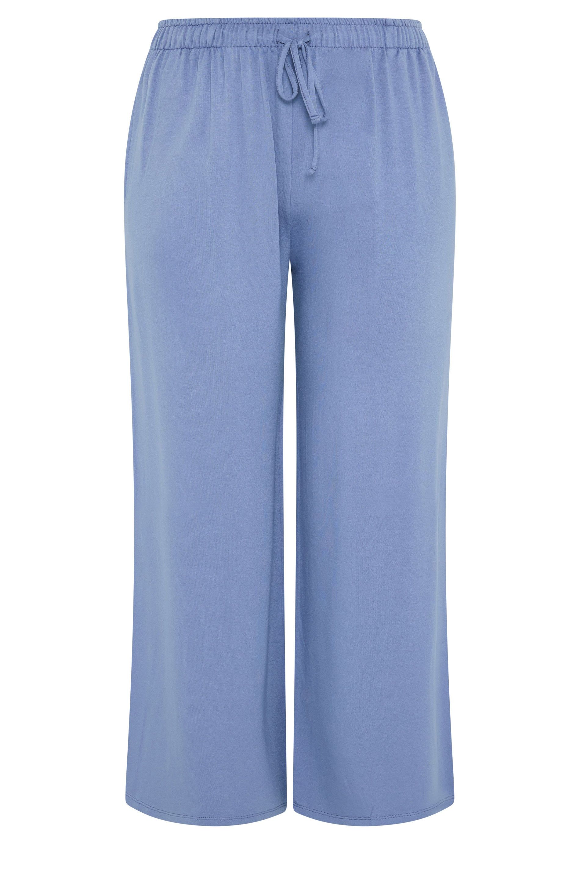 Yours Soft Touch Wide Leg Trousers