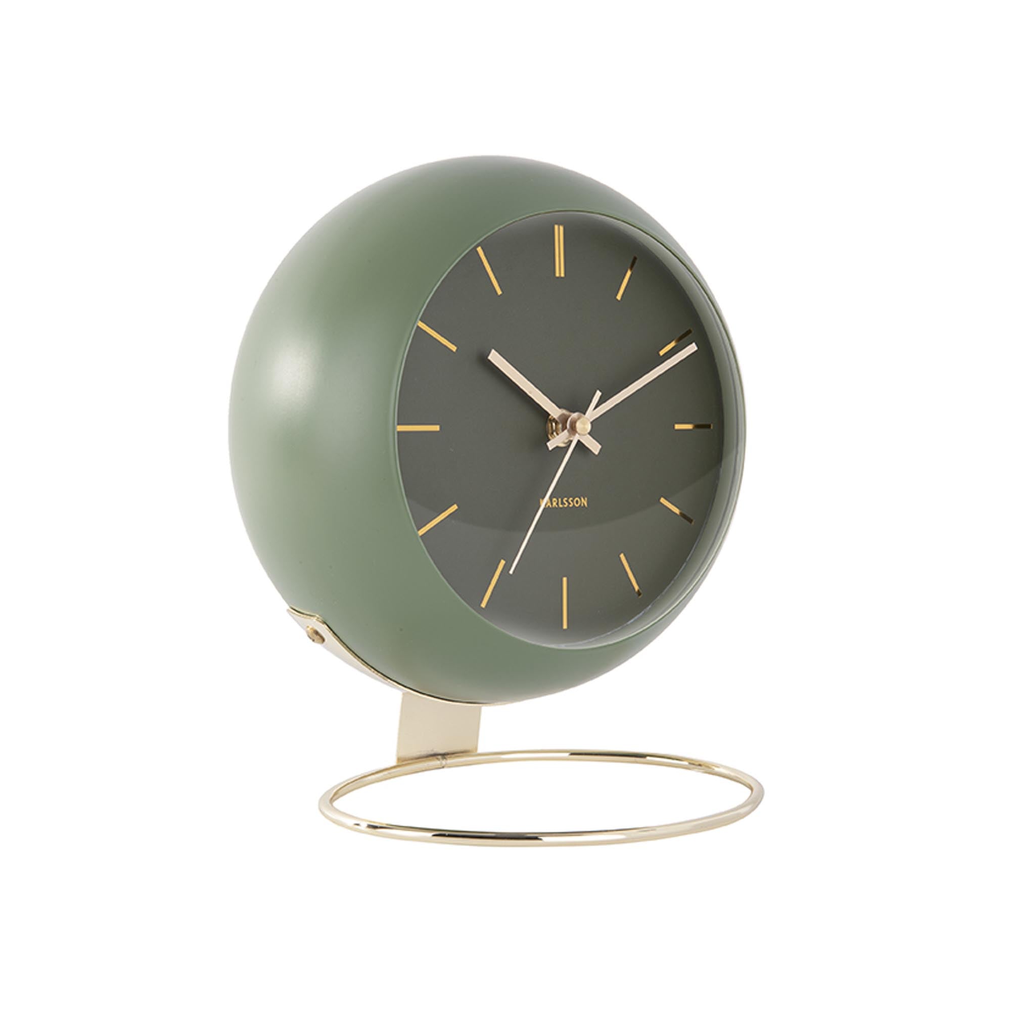 Karlsson tafelklok - groen - Ø21cm