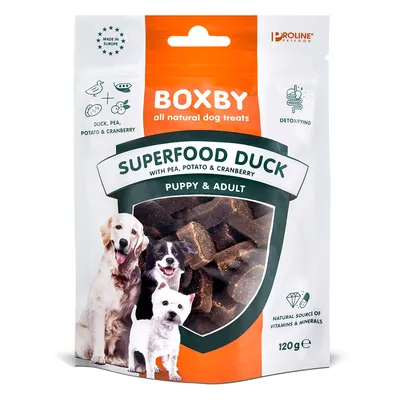 Boxby Dog Snacks Superfood with Duck, Pea and Cranberry
