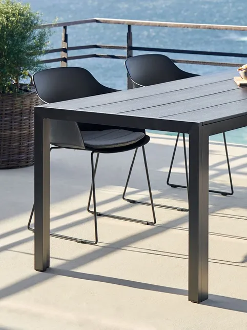 Havebord MADERUP B90xL205 sort