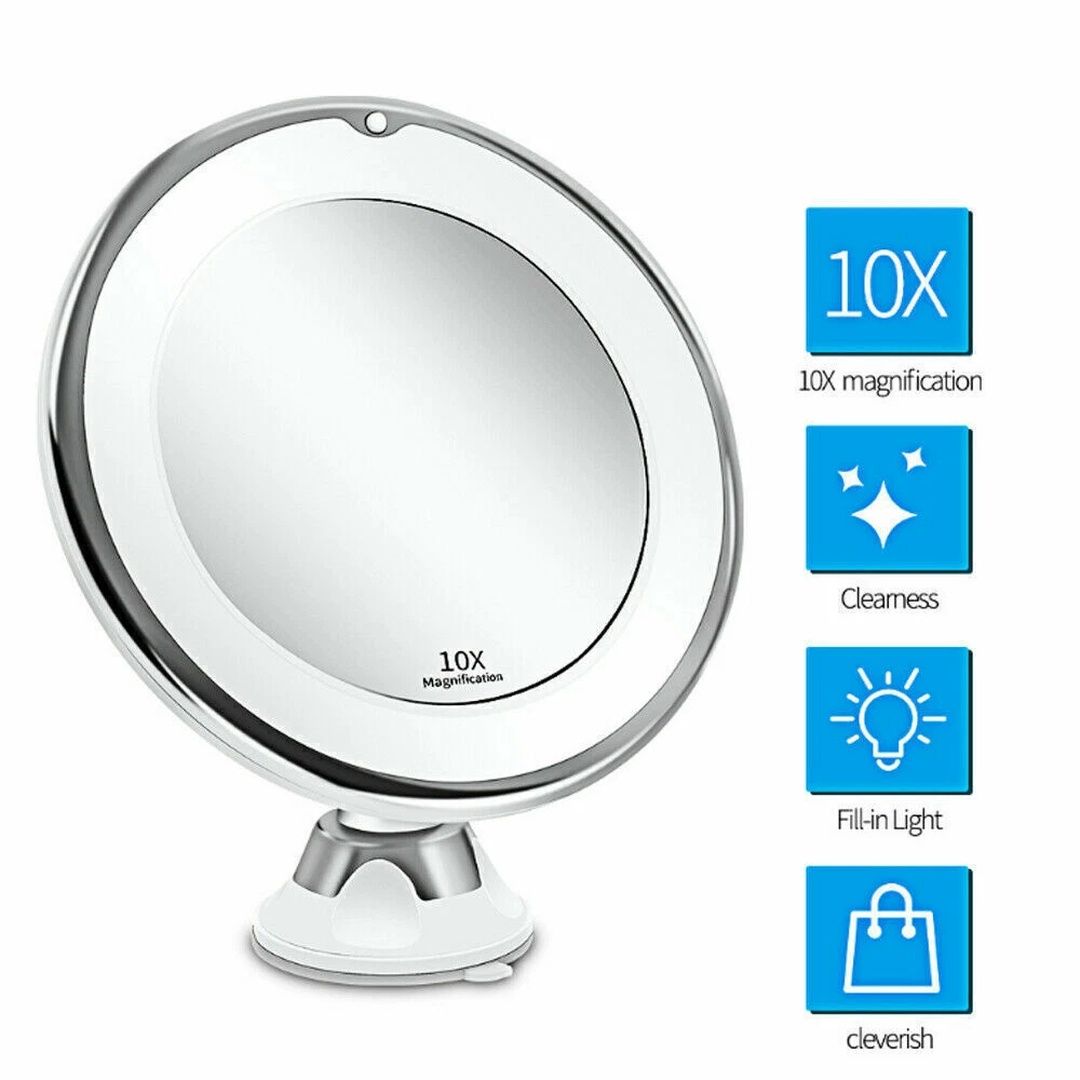 Havendro 10X Magnifying Mirror LED Lights Make Up Shaving Cosmetic