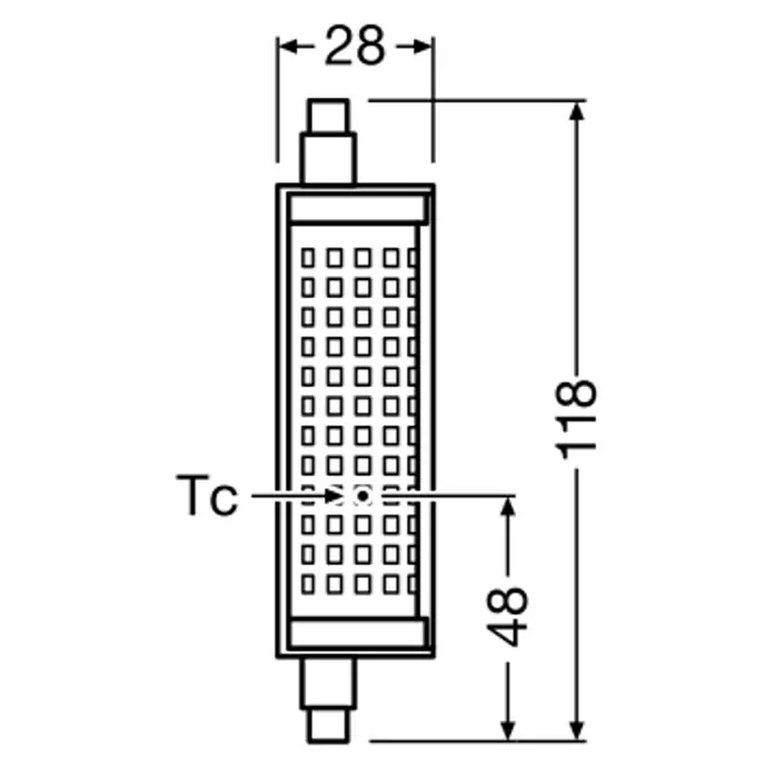 LYSRØR OSRAM SPECIAL LINE LED R7S 18,2W