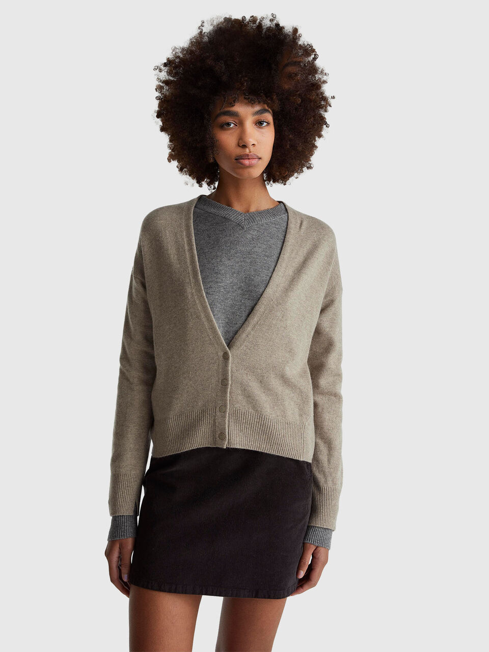 Cashmere blend cardigan
